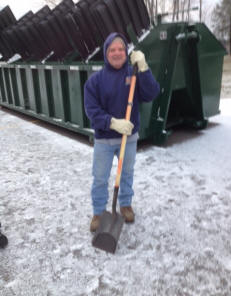 Terry at Recycling 